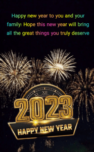 Happy new year  2023