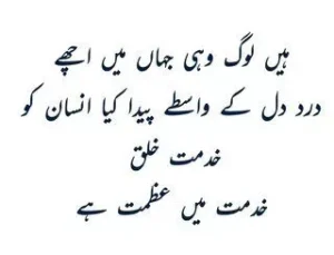 Hain  log wo hi jahan mein achee  urdu essay